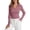 A-Pink312, variant on Bibifish Womens Polo Shirts Long Sleeve Slim Ribbed half Placket shirts Basic Soft Tailored Summer Everyday Wear Tops