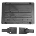 thumbnail image 2 of Open Reel To Reel Tape Splicing Set, ABS Rails Black 1in 1/2in 1/4in 1/8in Tape Splicing Block Set  for Recorder, 2 of 7