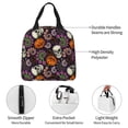 thumbnail image 3 of Bingfone Halloween With Skull Print Lunch Bag Insulated Lunch Box, Small Leakproof Cooler Food Lunch Containers Reusable High Capacity Lunch Tote Bags for Work, Travel, Outdoor, 3 of 5
