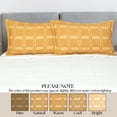 thumbnail image 6 of Mainstays Cloud Matelasse Pillow Sham, Brown Butter Yellow, Standard, 6 of 11