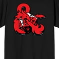 thumbnail image 2 of Dungeons & Dragons Symbol & Dice Crew Neck Short Sleeve Men's Black T-shirt-3XL, 2 of 4