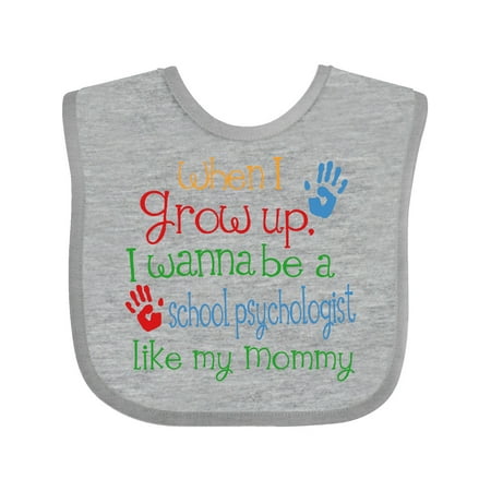 

Inktastic School Psychologist Like Mommy Gift Baby Boy or Baby Girl Bib