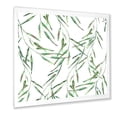 thumbnail image 2 of Designart 'Tropical Green Leaves On White In Summer Times II' Tropical Framed Art Print, 2 of 4