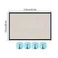 thumbnail image 3 of No Drill Pet Gate Mesh Dog Fence with Adhesive Hooks Portable Safety Barrier for Stairs Doorways Hallway and Home Isolation for Dogs and Cats Black, 3 of 7