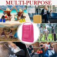 thumbnail image 5 of Djiypn Shoe Bags for Travel - Portable Oxford&nbsp;Shoes Storage Bag, Side Mesh Windows Shoe Pouch, Shoe Packing Cubes for Men Women - (Hot Pink, 1Pack), 5 of 5