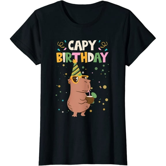 Capy Birthday Capybara T-Shirt Gift