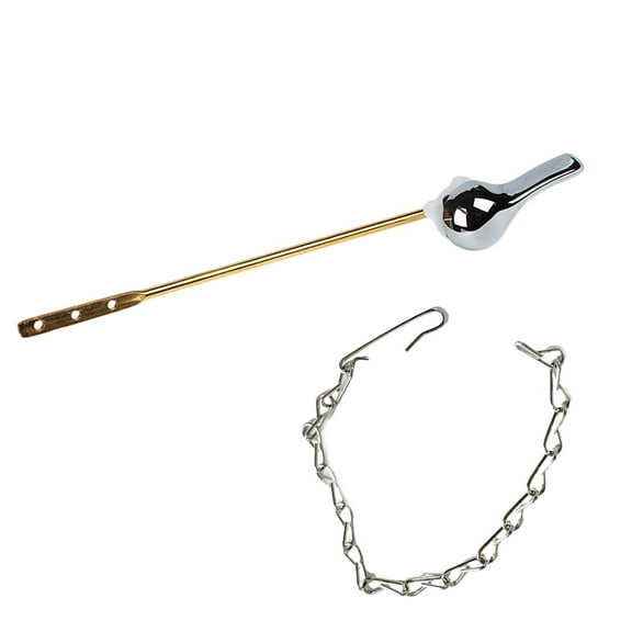 lixuesong Universals Toilet Tanks Flush Levers Front Toilet Flush Handle Toilet Tanks Trip Levers with Flapper Chain Enduring