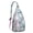 Pink-79, variant on Artistic Bear Sling Backpack - Aesthetic Bear Print Design with Nature Motifs, Lightweight Water-Resistant Pack for School & Travel