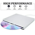 thumbnail image 4 of SHAR Externe Usb 2.0 CD/DVD Player, Argent, 4 of 5