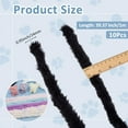 thumbnail image 2 of 10Pcs 39.37inch Extra Thick Pipe Cleaners Long Fluffy Pipe Cleaners Fuzzy Material Chenille Stems Colorful Pipe Cleaners for Creative DIY Projects Supplies Decorations, 2 of 5