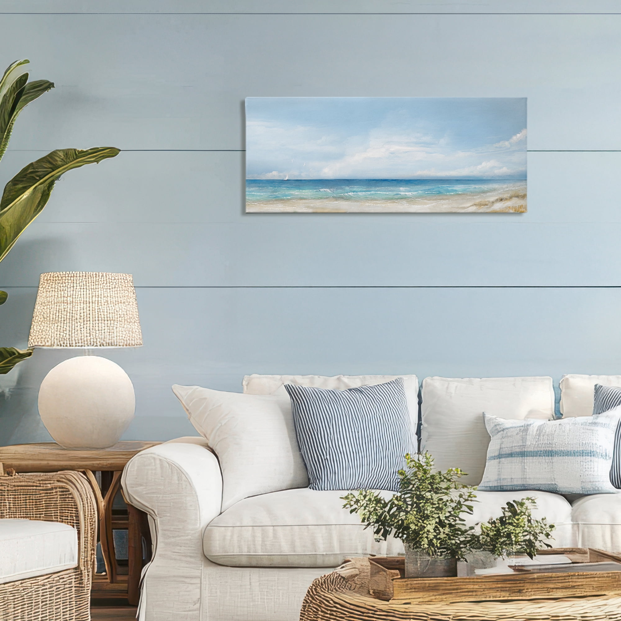 Stupell Industries Open Panoramic Sea Canvas Wall Art, design by Ruane Manning