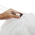 thumbnail image 5 of 1 Pc Bolsa de Cuerda L para Lavandería para la Habitación de Lavandería Baño 23.62"x19.69" 100L Blanca, 5 of 5