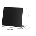 thumbnail image 2 of unbranded 12Ud Decorative Price Boards Black PVC Desktop Chalkboards for Restaurant Display, 2 of 8
