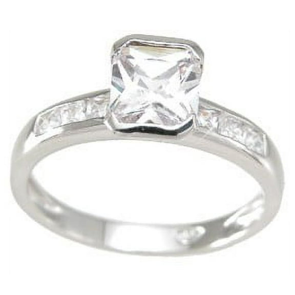 925 Sterling Silver Princess Promise Rings for Her & Engagement Rings Make Great Valentines Gift for Women