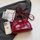 thumbnail image 4 of Bolso Hombro para Mujer Con Correa Ajustable Y Asa Superior (PU) Rojo, 4 of 9