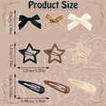 thumbnail image 2 of 36Pcs Hair Clips for Girls,Cute Hair Clip with Bow Star Waterdrop Design for Girls Women, Abundant HairClips Accessories Add Youthful Aesthetic Appeal,Thoughtful Gift, 2 of 8
