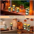 thumbnail image 7 of 2 PCS Tilted Flameless Candles Flickering LED Lights Battery Operated Candles with Remote Timers for Holiday Decor Cute Colorful Chickens Pattern, 7 of 7