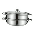 thumbnail image 2 of ACDANC 2026 New Steamer Pot 27.5Cm/10.83Inch Steamer for Cooking for Dumpling Vegetable Meat for Steaming Dumplings, Vegetables, Meats, Fish, Healthy Cooking, Home Kitchens, Asian Cuisine., 2 of 6