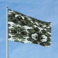 thumbnail image 2 of Gray Camouflage Print Flag 4x6 Ft Big Flag For Outdoor Indoor Office Workplace Home Garden, 2 of 7