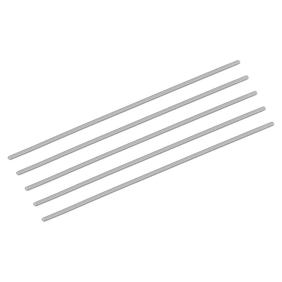 5Pcs M4-0.7x250mm Fully Threaded Rods, 304 Stainless Steel Thread Bar Studs