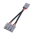 thumbnail image 1 of 1 In 2 Forklift Charging Plug Power Connector 50a 12 Awg For Anderson Plug Connector Double Y Adapter 6mm Automotive Cable, 1 of 1