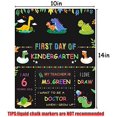 thumbnail image 3 of First Day of School Chalkboard, My First Day of School Board, Large First Day of School Sign Photo Prop,10 x 12 inch Double Sided Back to School Board for Kids, 3 of 5