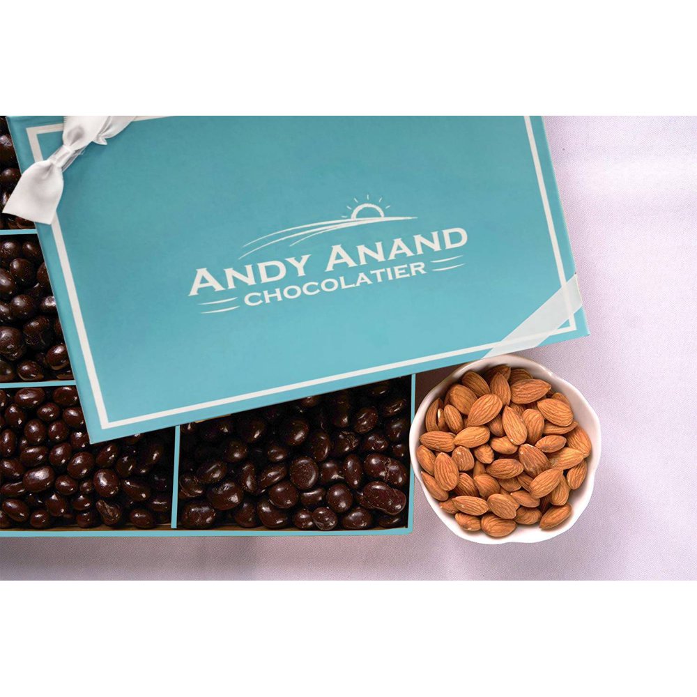 Andy Anand Chocolates Premium California Almonds covered with Gourmet
