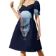 thumbnail image 3 of Megamente Sonriente 3D *CALIDAD H* Vestido sin mangas Falda de verano Vestido de mujer Vestido, 3 of 7