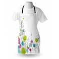thumbnail image 3 of Floral Apron Chamomiles Daisy Flowers Spring Florets Blossoms Buds Leaves Nature Summer Design, Unisex Kitchen Bib Apron with Adjustable Neck for Cooking Baking Gardening, Multicolor, by Ambesonne, 3 of 3
