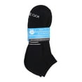 thumbnail image 3 of On the Go Men's Low Cut Socks (2 Pair Pack, Black with White Arch Stripes), 3 of 3