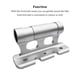 thumbnail image 3 of Sidaley Universal Car Roof Fast Release Bike Front Fork Abrazadera fija Reemplazo Aleación de aluminio Road Bicycles Forks Stand Fastener Type4 NO4, 3 of 6