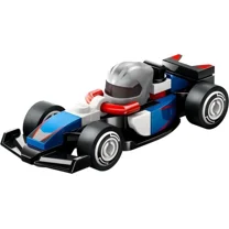 LEGO F1 Collectible Race Cars - VCARB F1 Team Race Car with Driver Helmet & Moving Wheels - Formula 1-71049