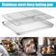 thumbnail image 2 of Set, Baking Tray With Removable Cooling Rack, Stainless Steel Baking Pan Sheet, Non Toxic Cookie Sheet, Dishwasher Safe, Oven Accessories, Baking Tools, Kitchen Gadgets, Kitchen Accessories, Home Kit, 2 of 4