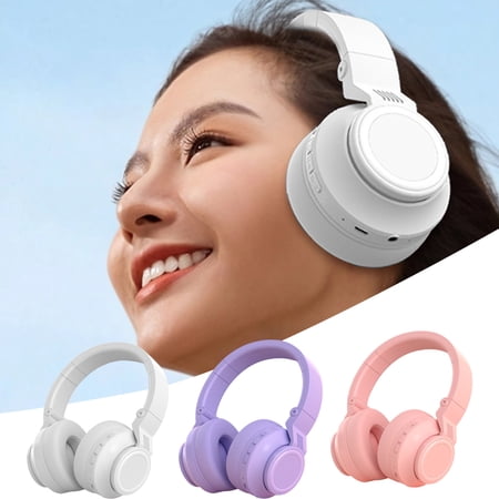 RFUGUG Bluetooth 5.3 Over-Ear Headphones with Foldable Design Card Slot and Crystal Clear Call Functionality - Your Ultimate Gaming & Music Companion
