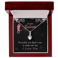 thumbnail image 4 of To My Girlfriend  Everyday Alluring Ribbon Necklace Message Card, 4 of 20