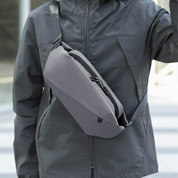 Fiudx Riñonera Multifunción, Elegante Bandolera de Nailon, Bandolera Deportiva de Gran Capacidad, Práctica Riñonera para Uso Diario, Ideal para Ciclismo Al Aire Libre, Un Regalo Ideal para Amigos.