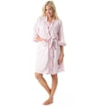 thumbnail image 1 of Casual Nights Women's Sleepwear 2 Piece Nightgown and Robe Set - Pink, 1 of 2