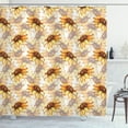 thumbnail image 1 of Ambesonne Yellow Flower Shower Curtain, Sunflower Blossom, 69"Wx84"L, Yellow Marigold, 1 of 3