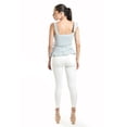 thumbnail image 3 of Blusa asimétrica con botones y cinturón Roman Fashion/Juvenil, 20287 (Azul claro) azul M, 3 of 6
