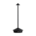 Zafferano Pina Pro - Aluminium - Dimmable LED table lamp, IP54 protection, indoor/outdoor use, plug base, H29cm, US plug - Corten-Wellngs