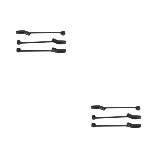 Eigraketly Alineadores de línea antienredos de 10 piezas, pateador en D, buena elasticidad, terminal de extremo ligero, equipo de pesca, ahorro de tiempo Largo 2piezas Eigraketly CBP361886