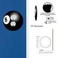 thumbnail image 3 of Off The Wall Plates - 8 Ball Pool Billiards Glow in the Dark Decorative Acrylic Cover Single Outlet Wallplate, 3 of 5