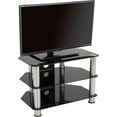 thumbnail image 6 of AVF Steel TV Stand with Cable Management for up to 42" TVs in Black/Chrome, 6 of 6