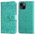 thumbnail image 3 of Funda tipo cartera GANGXUN para iPhone 13 Mini , diseño girasol, cuero PU, soporte, cierre magnético, tarjetero, 3 of 5