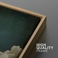 thumbnail image 5 of HFDF Canvas Prt Wall Art Vtage Lone Cloud Classic Mimalist Sky and Cloud Design Illustrations Fe Art Decorative Zen Multicolor Country/Farmhouse Retro for Bedroom - Natural 24x20inch Framed, 5 of 6