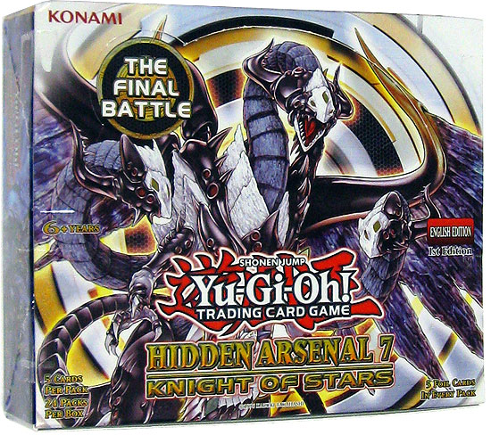 YuGiOh Hidden Arsenal 7: Knight of Stars Booster Box