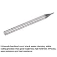 thumbnail image 4 of Uxcell 1mm Dia 4mm Shank 90 Degree Carbide AlTiSin Coated 2 Flutes Spotting Drill Bits, 4 of 7