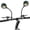 Black-L, variant on New Bar End Bike Mirror, APLSTOW HD Automotive Grade Glass Lens E-Bike Mirrors, Scratch Resistant, Safe Bicycle Rearview Mirrors