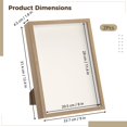 thumbnail image 4 of 2 PCS Shadow Box Frame Set, 11.4 x 8 in Large Wooden Shadow Boxes, Display Case for Dried Flowers Memorabilia Medals Photos, Wall Tabletop Decor for Home Office, 4 of 6