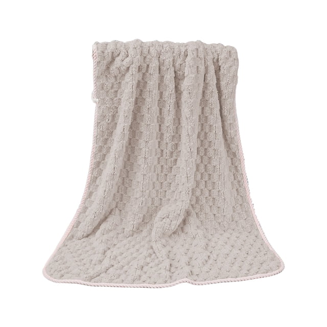 Yhmxh Decoración del baño Toalla de baño de vellón grueso para uso doméstico, suave y absorbente para adultos, de secado rápido, para ducharse y sin caída del cabello.